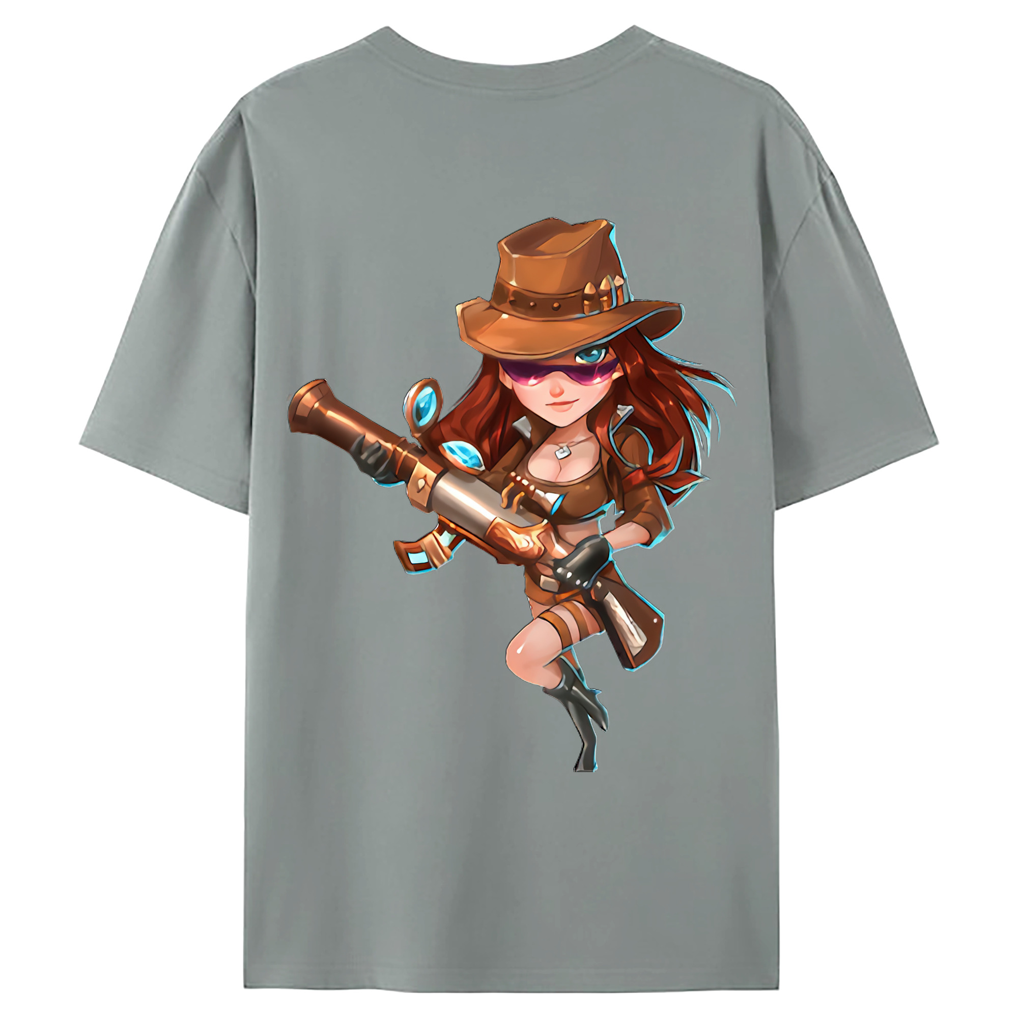 （画像用） リーグ・オブ・レジェンド League of Legends LOL 綿100％ メンズ半袖Tシャツ（バックプリント） 通気性